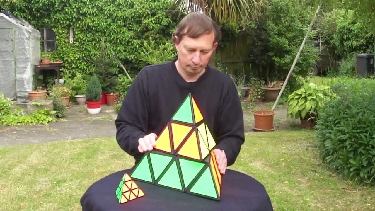 Kul med pyraminx cube